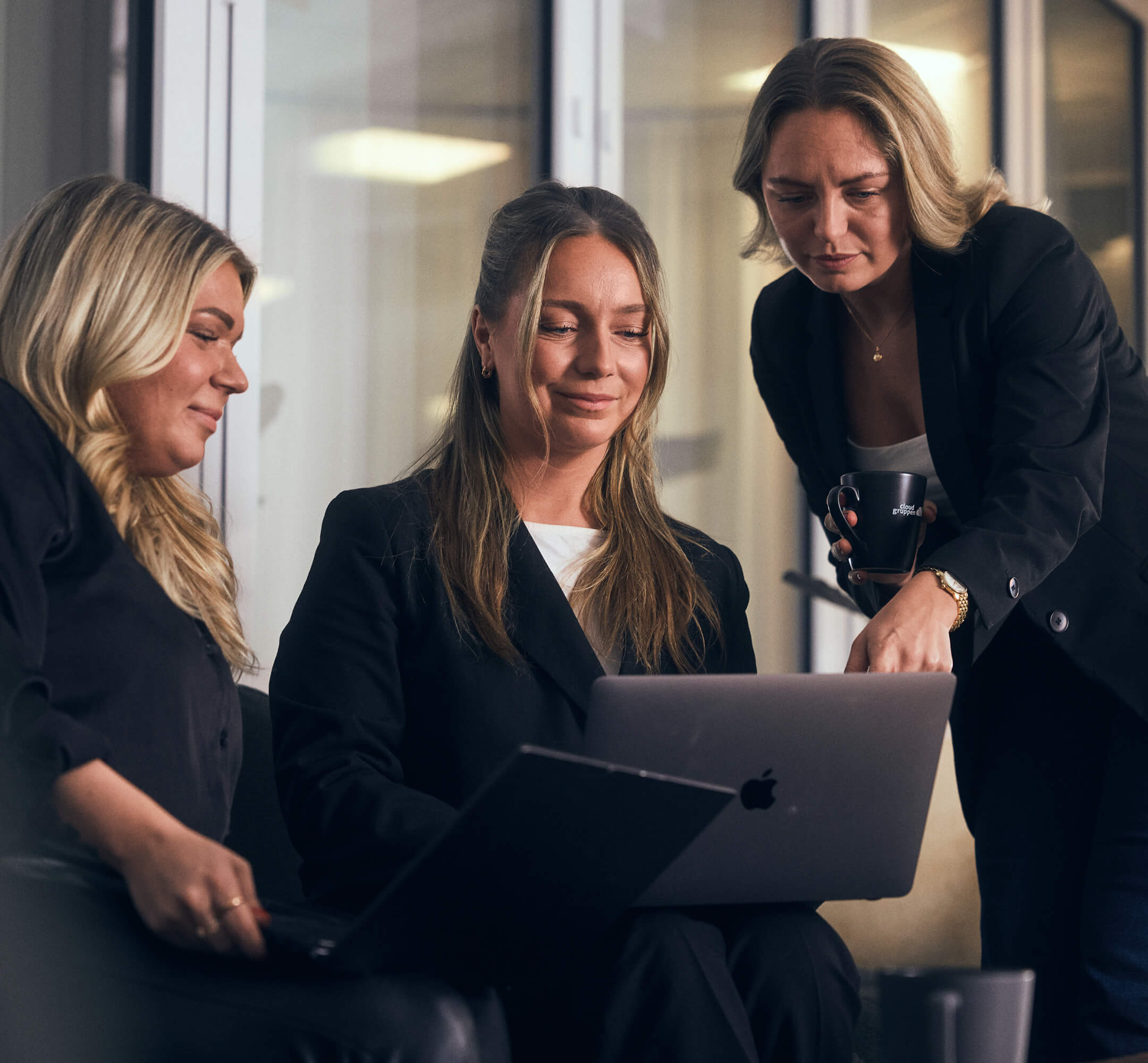 Cloudgruppen arbetar